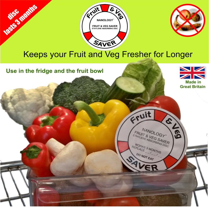Fruit and Veg Savers - Triple the life of fresh produce - 6 Discs