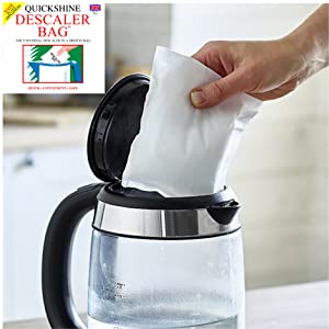 Quickshine Descaler Bag - Easily Descale Kettles (Pack of 4)