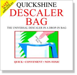 Quickshine Descaler Bag - Easily Descale Kettles (Pack of 4)